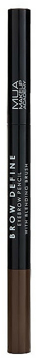 Augenbrauenstift - MUA Brow Define Eyebrow Pencil With Blending Brush