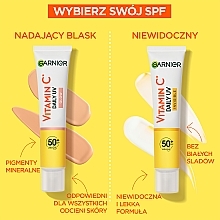 Leichtes Gesichtsfluid - Garnier Skin Naturals Vitamin C Daily UV Brightenning Fluid SPF50+ — Bild N15