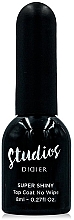 Düfte, Parfümerie und Kosmetik Nagelüberlack - Didier Lab Studios Top Coat No Wipe Super Shiny