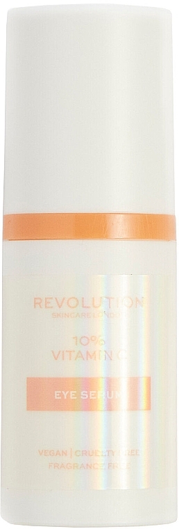 Augenserum - Revolution Skincare 10% Vitamin C Illuminating Eye Contour Serum — Bild N1