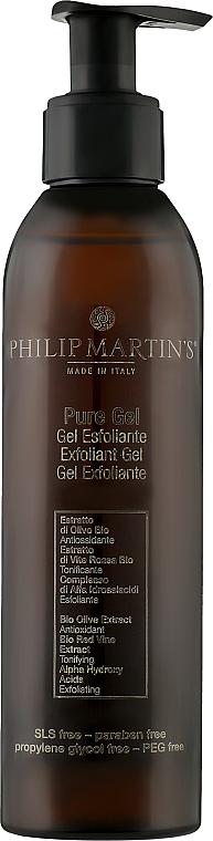 Klärendes Gesichtsgel mit Bio Olivenextrakt - Philip Martin's Pure Gel Exfoliant Gel — Bild N1