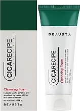 Gesichtsreinigungsschaum mit Centella-Extrakt - Beausta Cicarecipe Cleansing Foam — Bild N2