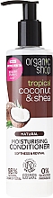 Düfte, Parfümerie und Kosmetik Feuchtigkeitsspendende Haarspülung mit Kokos und Sheabutter für trockenes und beschädigtes Haar - Organic Shop Coconut And Shea Conditioner
