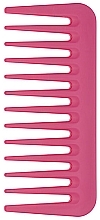 Düfte, Parfümerie und Kosmetik Haarkamm mit breiten Zähnen 82872 rosa - Janeke Mini Supercomb Wide Teeth Pink Fluo 
