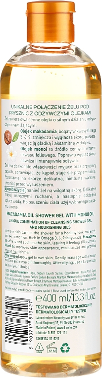 Nährendes Duschöl für Körper mit Macadamia- und Monoiöl - Lirene Dermo Program Body Butter — Bild N2