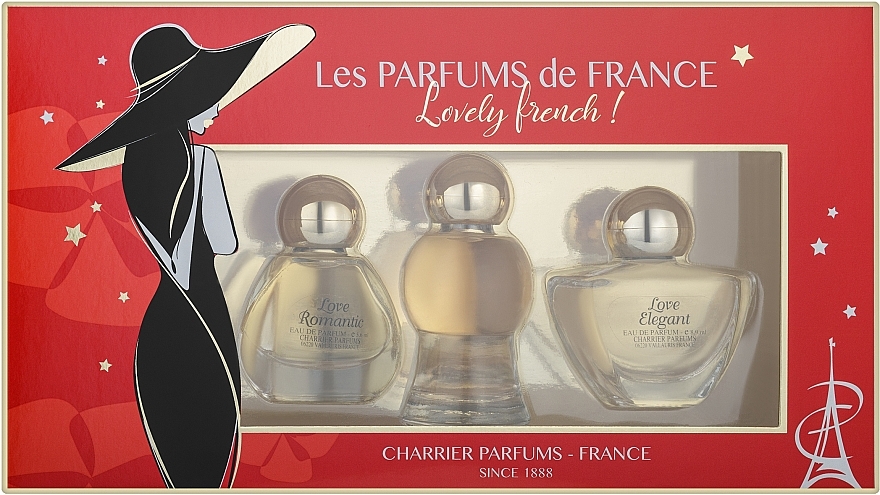 Charrier Parfums Lovely French - Duftset (Eau de Parfum 8.9ml + Eau de Parfum 10.5ml + Eau de Parfum 5.6ml)