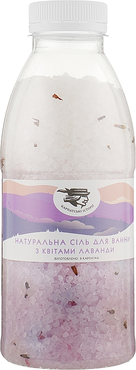 Natürliches Badesalz mit Lavendelblüten - Geschichten aus den Karpaten — Bild N1