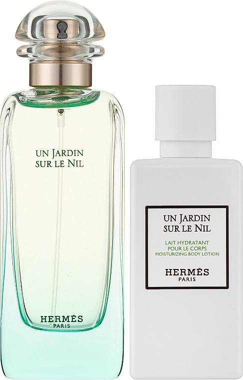 Duftset (Eau de Toilette 100 ml + Körperlotion 80 ml) - Hermes Un Jardin sur le Nil — Bild N1