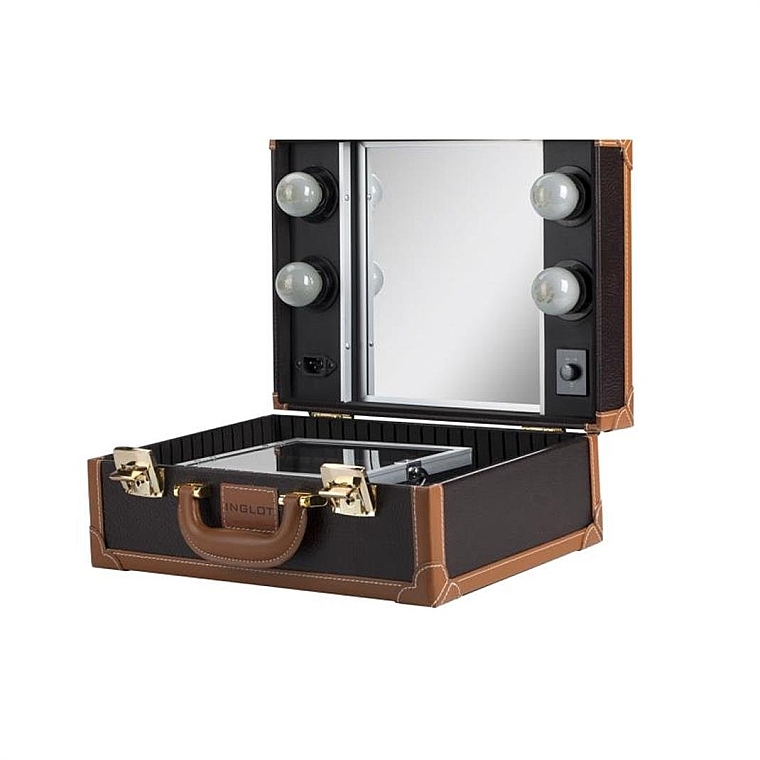 Kosmetikkoffer - Ingolt Mini Makeup Suitcase KC-007M Brown — Bild N3
