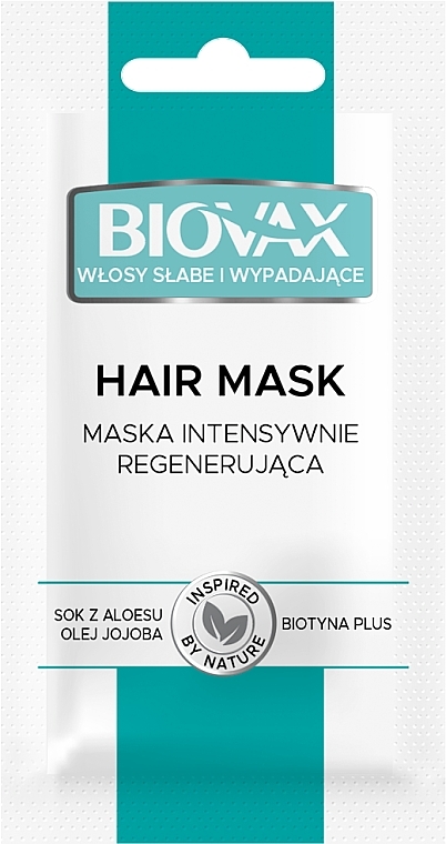 Maske gegen Haarausfall - Biovax Anti-Hair Loss Mask Travel Size — Bild N1