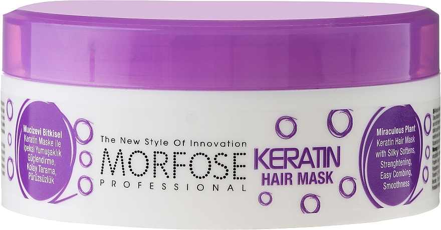 Maske für sehr geschädigtes, schwaches und sprödes Haar mit Keratin - Morfose Buble Keratin Hair Mask — Bild N2