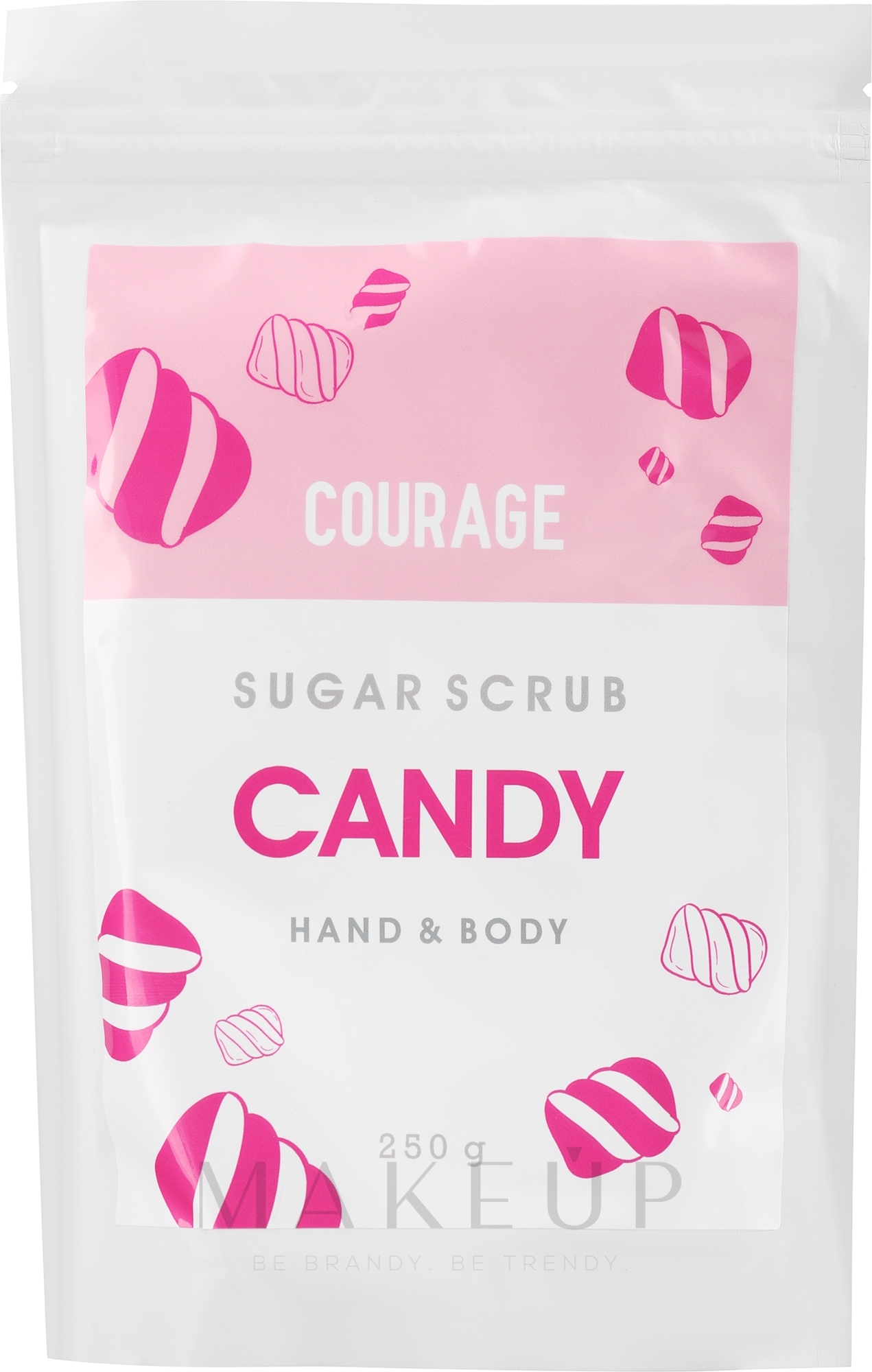 Zuckerpeeling für Hände und Körper Candy - Courage Candy Hands & Body Sugar Scrub (Probe) — Bild 250 g