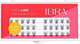 Wimpernbüschel C 0,10, 8 mm - Ibra Fast Line — Bild N1