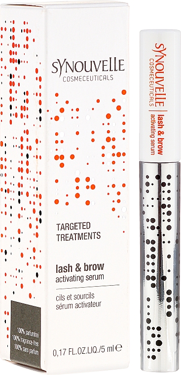 Hochkonzentriertes Wirkstoff-Serum für Wimpern und Augenbrauen - Synouvelle Cosmectics Targeted Treatments Lash & Brow Activating Serum — Bild N1