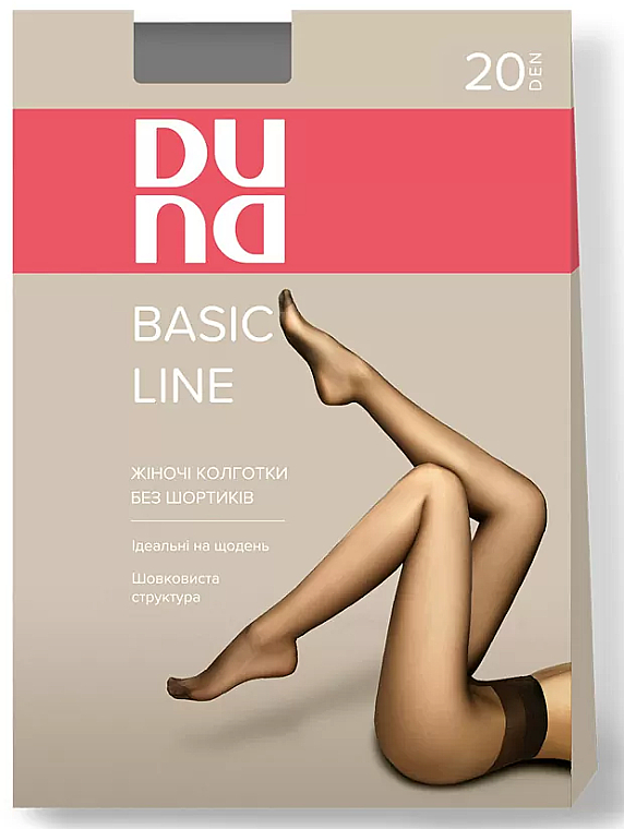 Strumpfhose für Damen Basic Line 1123 20 Den schwarz - Duna — Bild N1
