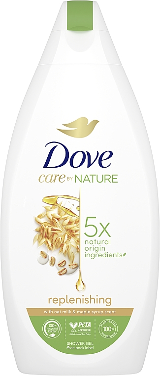 Creme-Duschgel - Dove Care By Nature Replenishing Shower Gel — Bild N1