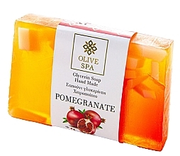 Glycerinseife Granatapfel - Olive Spa Hand Made Glycerin Soap — Bild N1