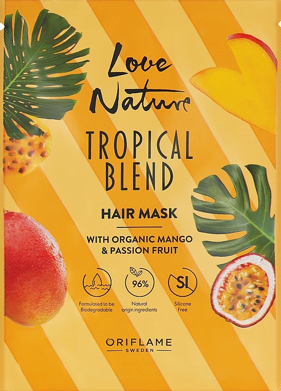 Bio-Mango- und Passionsfrucht-Haarmaske - Oriflame Love Nature — Bild N1