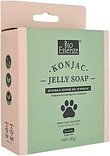 Düfte, Parfümerie und Kosmetik Set - Bio Essenze Jelly Soap Te Verde (sponge/1 pcs + soap/60 g)