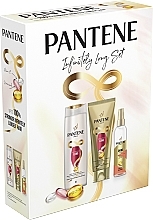 Haarpflegeset - Pantene Infinitely Long Set (Shampoo 400ml + Conditioner 200ml + Haarserum 150ml) — Bild N2