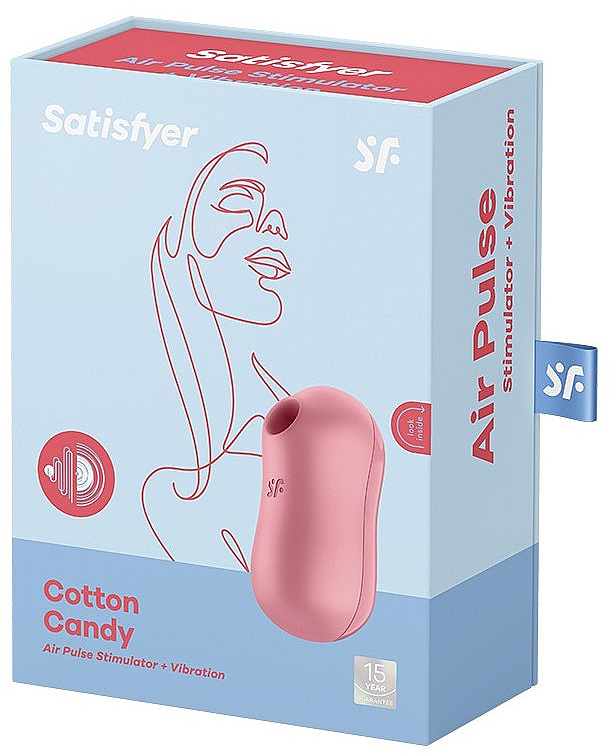 Kompakter Vibrator rosa - Satisfyer Cotton Candy — Bild N1