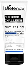 2-in-1 Gesichtsreinigungsgel - Bielenda Only For Men Outdoor Challenge 2 in 1 Peeling Facial Cleansing Gel	 — Bild N1