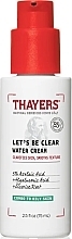 Feuchtigkeitsspendende Gesichtscreme - Thayers Let’s Be Clear Water Cream — Bild N1