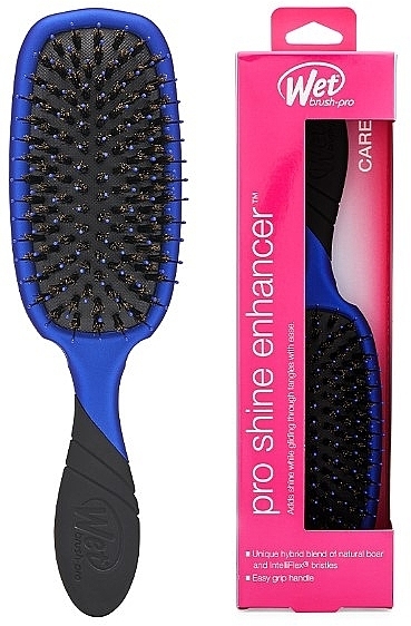 Haarbürste blau - Wet Brush Pro Shine Enhancer Royal Blue — Bild N3