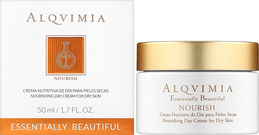 Pflegende Tagescreme für trockene Haut - Alqvimia Nourish Dry Skin Cream — Bild N2