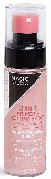 Make-up-Fixierer - Magic Studio 3In 1 Primer & Setting Spray — Bild N1