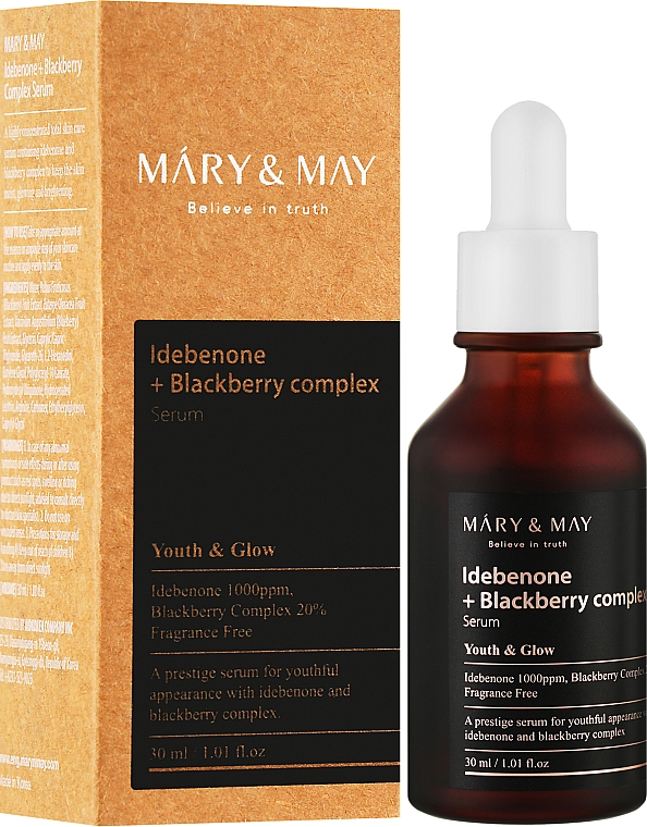 Antioxidatives Serum mit Idebenon - Mary & May Idebenone Blackberry Complex Serum — Bild N2