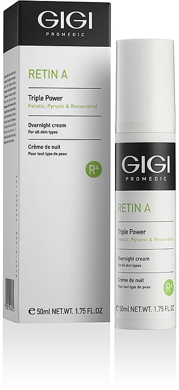 Gesichtscreme für alle Hauttypen mit Retinol - Gigi Retin A Overnight Cream — Bild N2