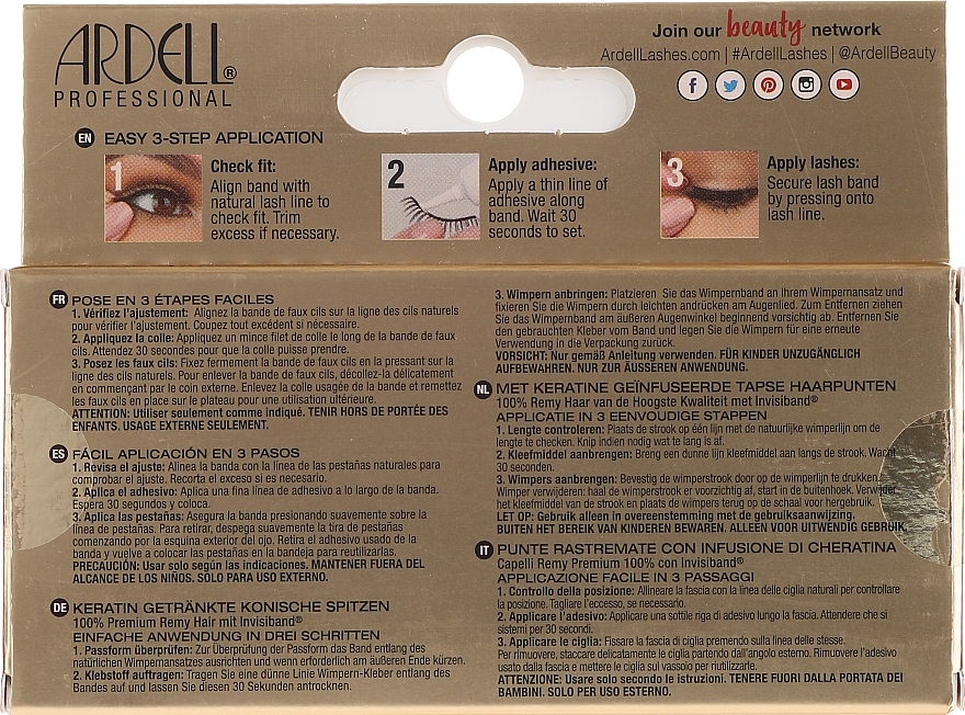 Künstliche Wimpern 777 - Ardell Remy Lashes 777 — Bild N2