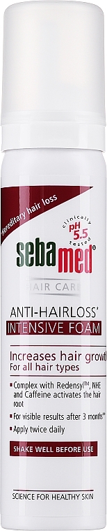 Schaum gegen Haarausfall - Sebamed Anti-Hairloss Intensive Foam — Bild N1