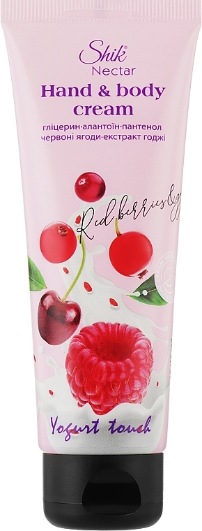 Creme für Hände und Körper Rote Beeren und Goji-Extrakt - Shik Nectar Yogurt Touch Hand & Body Cream — Bild N1
