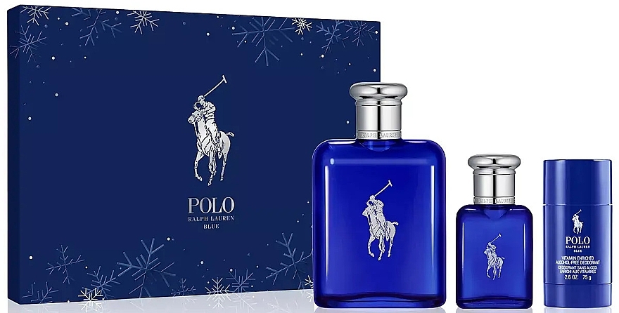 Duftset (Eau de Toilette 125ml + Eau de Toilette 40ml + Deostick 75g)  - Ralph Lauren Polo Blue — Bild N2