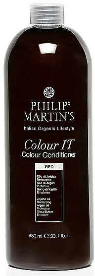 Getönte Haarspülung mit Sheabutter, Argan- und Jojobaöl - Philip Martin's Color It Color Conditioner — Bild N1