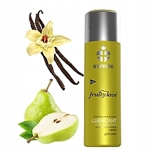 Gleitmittel Vanille und Birne - Swede Fruity Love Lubricant Vanilla Gold Pear — Bild N2
