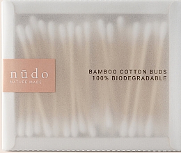Düfte, Parfümerie und Kosmetik Bambus-Wattestäbchen - Nudo Nature Made Bamboo Cotton Buds