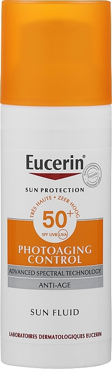 Anti-Aging Sonnenschutzfluid für das Gesicht SPF 50 - Eucerin Sun Protection Photoaging Control Sun Fluid SPF 50