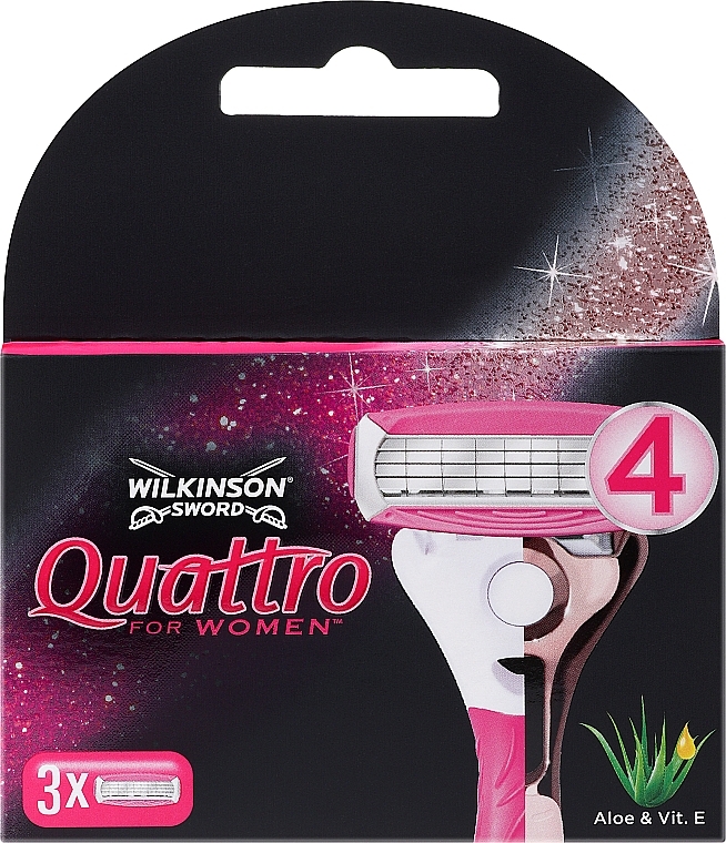 Ersatzklingen 3 St. - Wilkinson Sword Quattro For Women — Bild N1