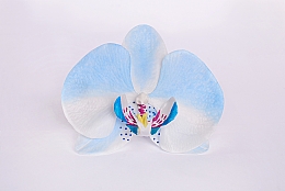 Düfte, Parfümerie und Kosmetik Automatische Haarspange Blaue Orchidee - Katya Snezhkova