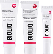 Gesichtspflegeset - Bioliq 35+ Set For Mixed Skin (Tagescreme 50ml + Nachtcreme 50ml + Augencreme 15ml) — Bild N2