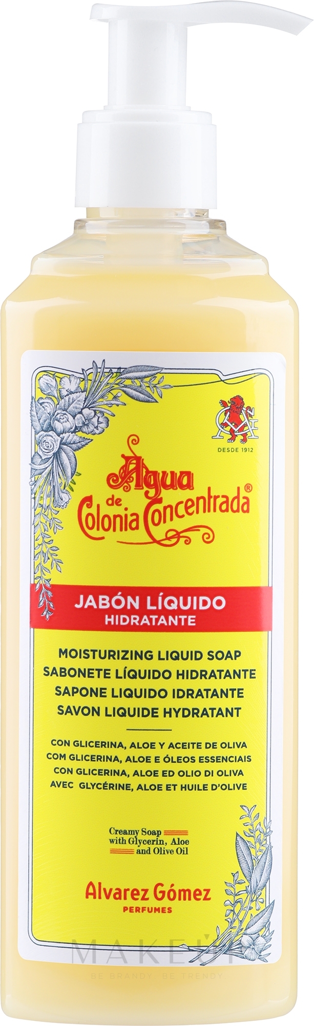 Alvarez Gomez Agua De Colonia Concentrada - Flüssigseife " Verbena "  — Bild 290 ml