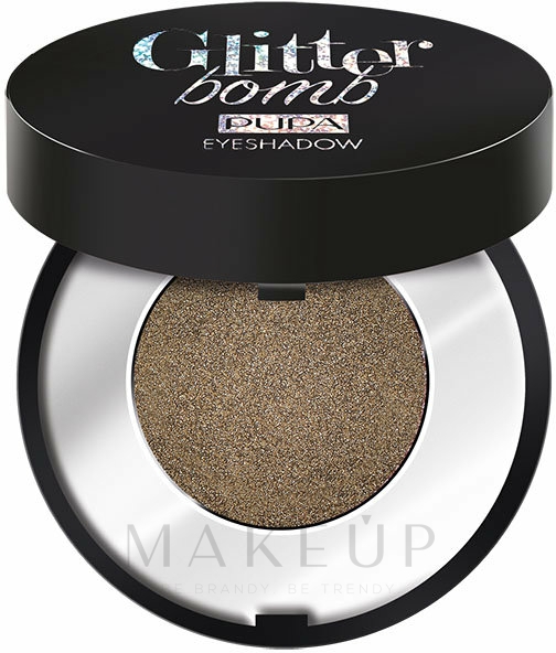 Schimmernde Lidschatten - Pupa Glitter Bomb Eyeshadow — Bild 002 - Fancy Brown