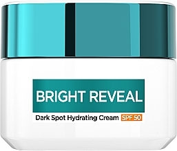 Feuchtigkeitsspendende Anti-Flecken-Creme mit SPF 50 - LOreal Paris Bright Reveal Dark Spot Hydrating Cream SPF 50  — Bild N1