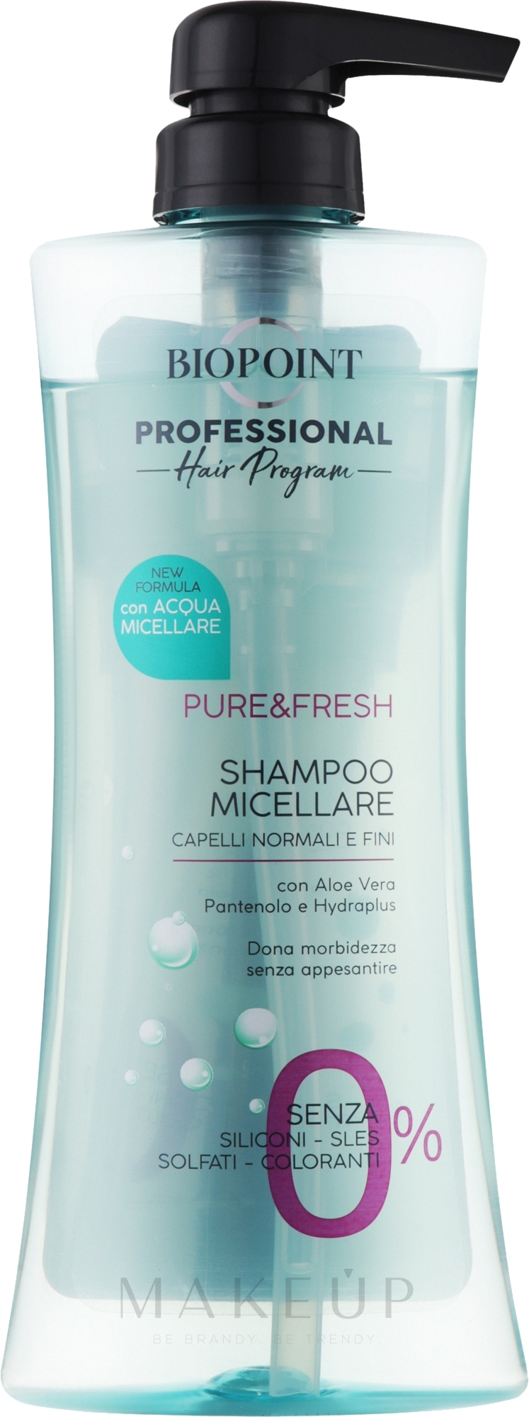 Shampoo für normales und dünnes Haar - Biopoint Pure&Fresh Shampoo Micellare — Bild 400 ml