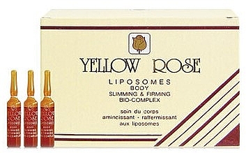 Ampullenserum zum Abnehmen und Lifting - Yellow Rose Liposomes Body Slimming & Firming Bio-Complex — Bild N1