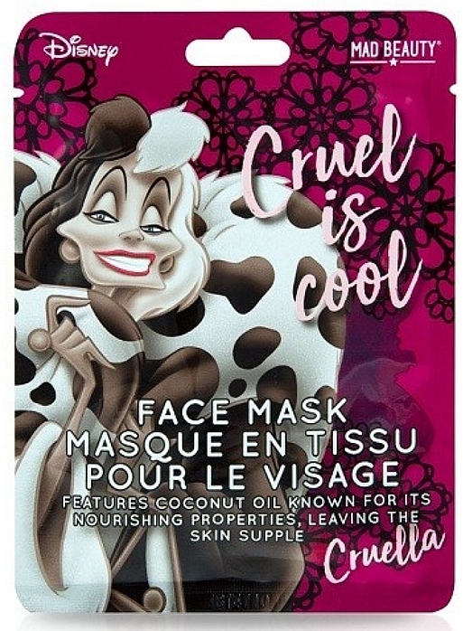 Maske für das Gesicht - Disney Mad Beauty Cruella De Ville Coconut Face Mask — Bild N1