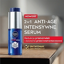 Anti-Aging-Serum für das Gesicht gegen Pigmentierung - Nivea Men Anti-age 2in1 Power Serum — Bild N4